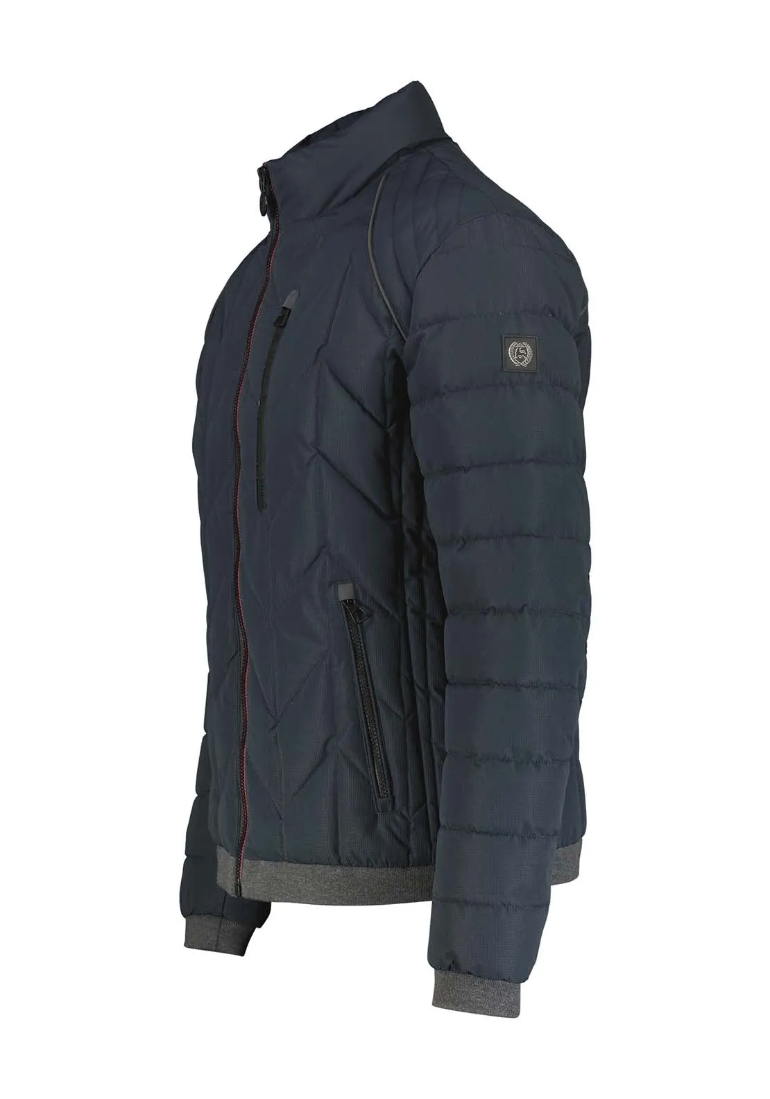 Short Quilted Jacket - Blue Knight