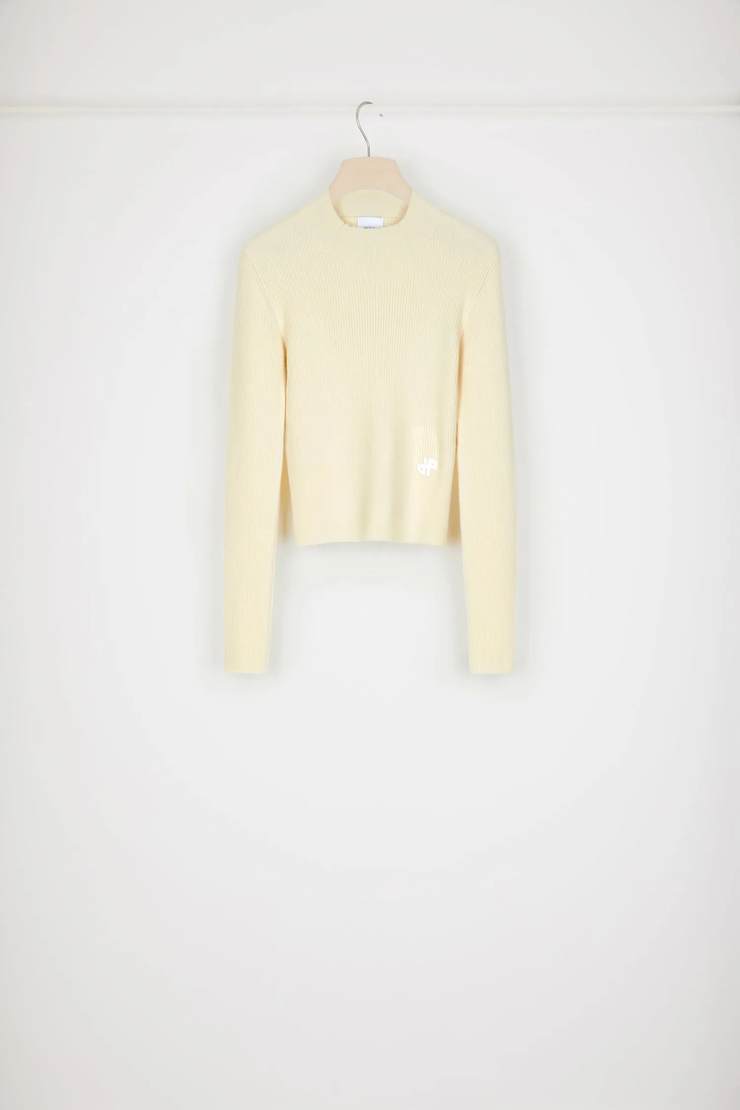 Signature rib jumper in Merino wool