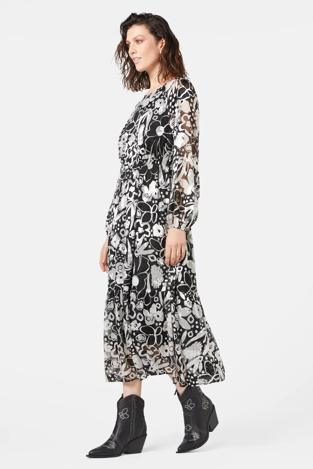 Snow Day Tiered Dress