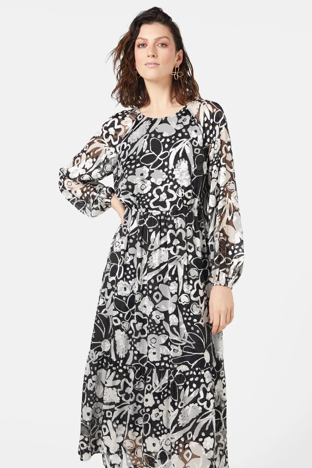 Snow Day Tiered Dress