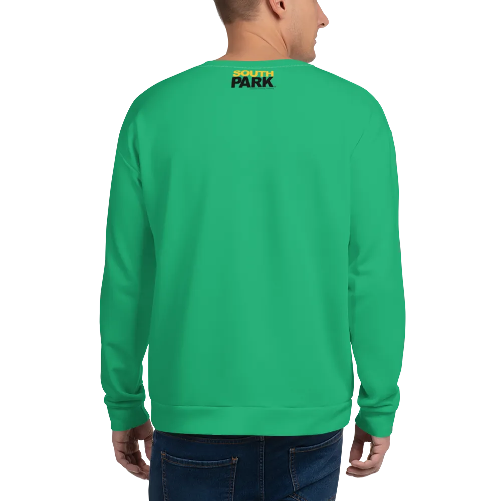 South Park Cartman Festively Plump Adult All-Over Print Sweatshirt