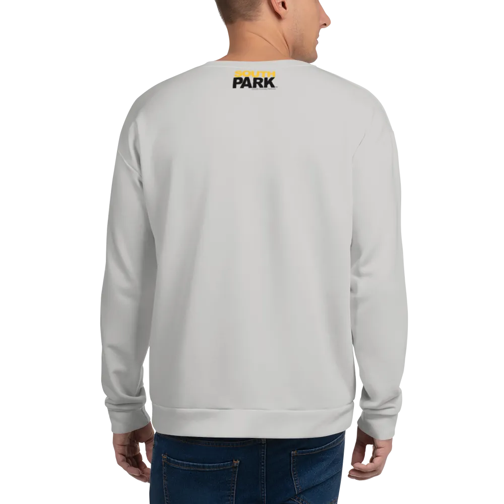 South Park Cartman Festively Plump Adult All-Over Print Sweatshirt