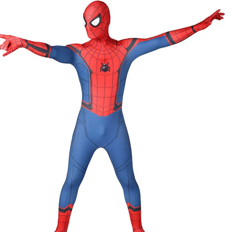 Spider-Man:Homecoming Jumpsuit Halloween Cosplay Costume