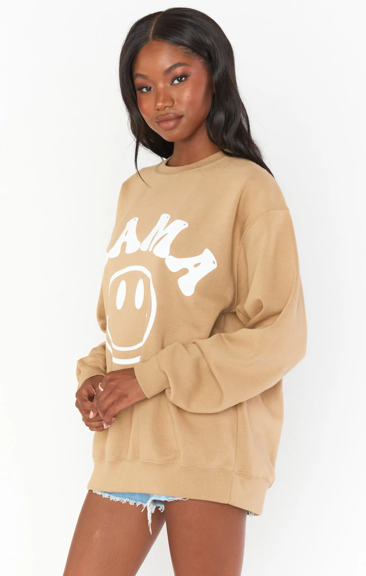 Stanley Sweatshirt ~ Smile Mama Graphic
