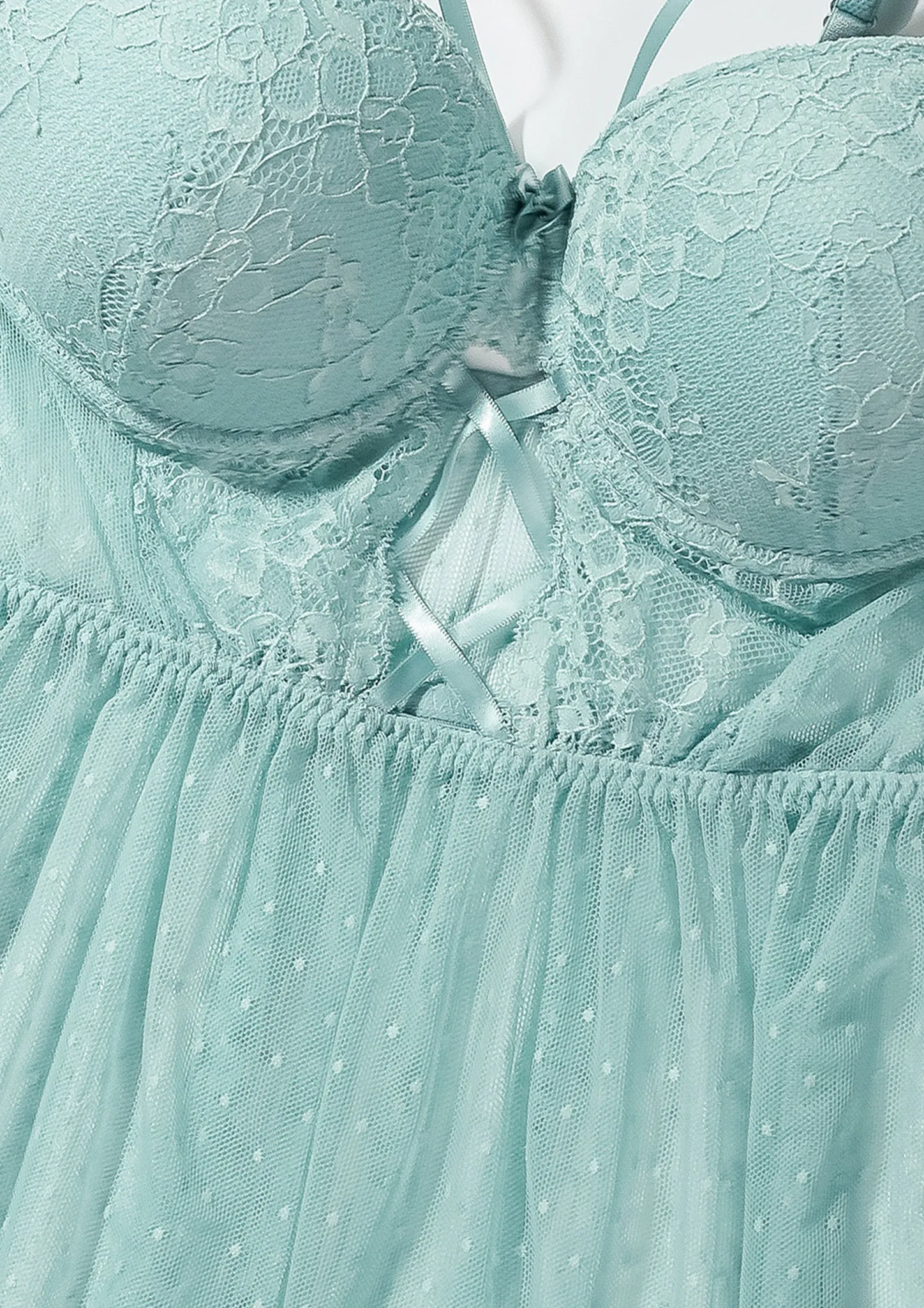 Stretch Mesh Babydoll 4352
