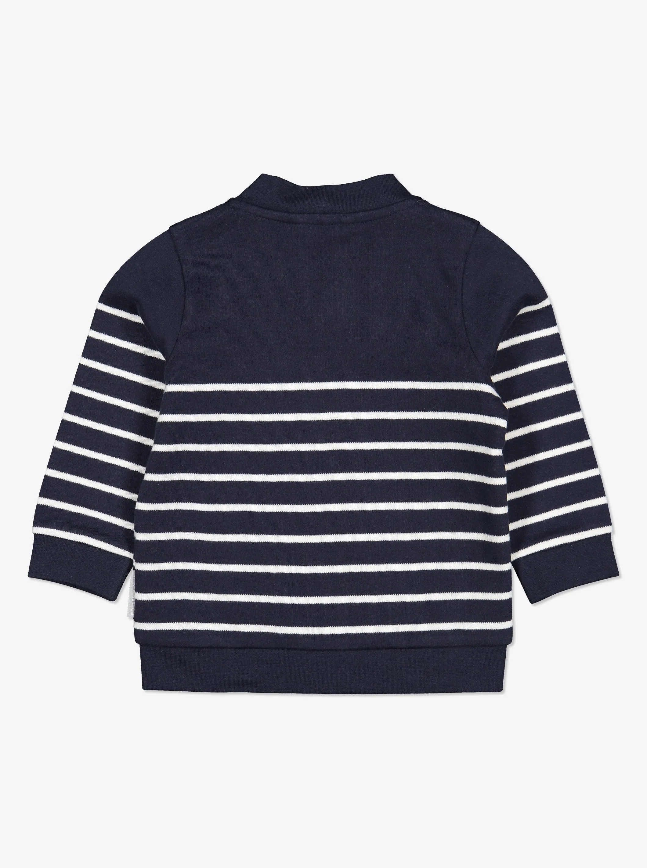 Striped Baby Sweatshirt Jacket