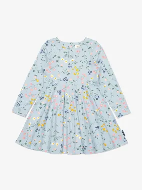 Swedish Meadow Print Kids Dress