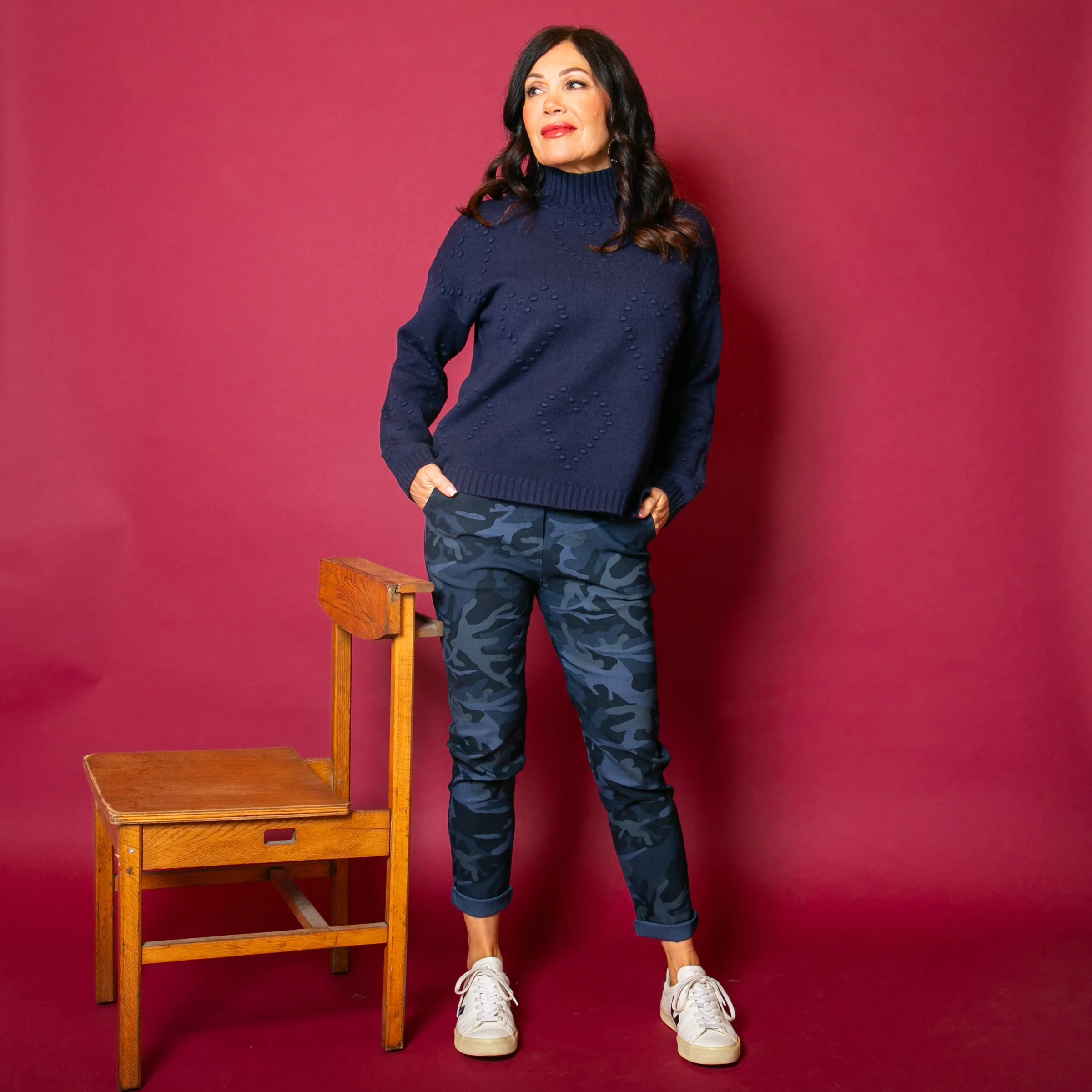 Textured Heart Jumper