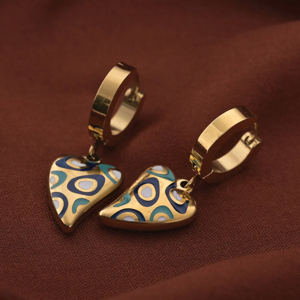 The blue dew melting Heart set