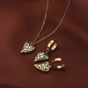 The blue dew melting Heart set
