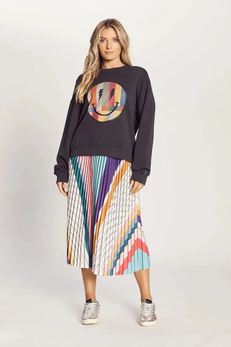 The Others - The Sunray Pleat Skirt - Rainbow Multi