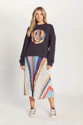 The Others - The Sunray Pleat Skirt - Rainbow Multi