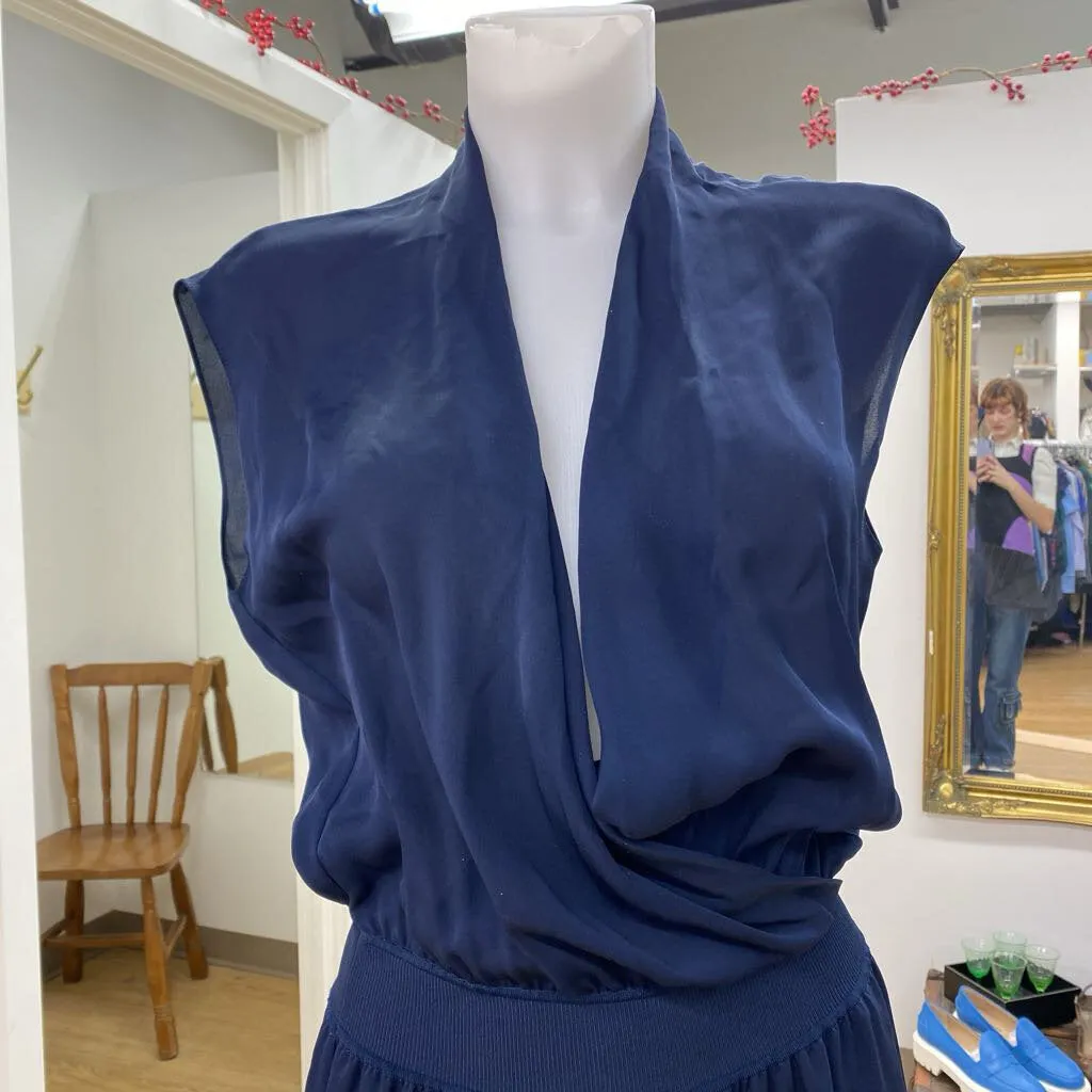 Theory lined silk jumpsuit M