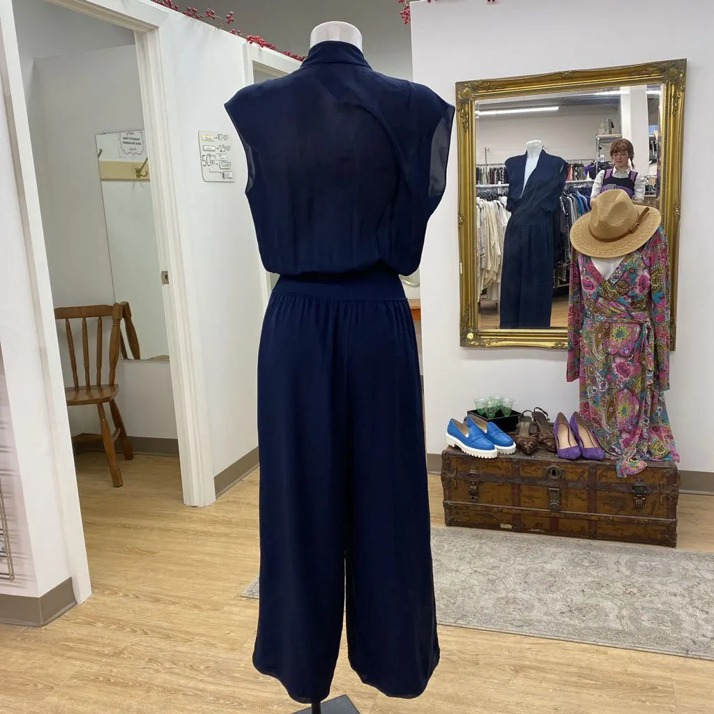 Theory lined silk jumpsuit M