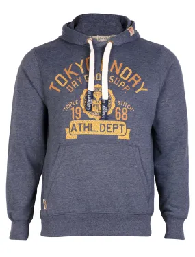 Tokyo Laundry Remington blue hooded sweatshirt