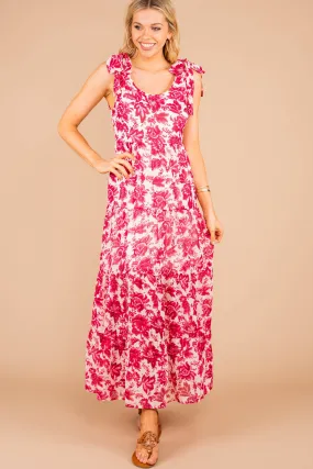 Vacay is Calling White Floral Maxi Dress