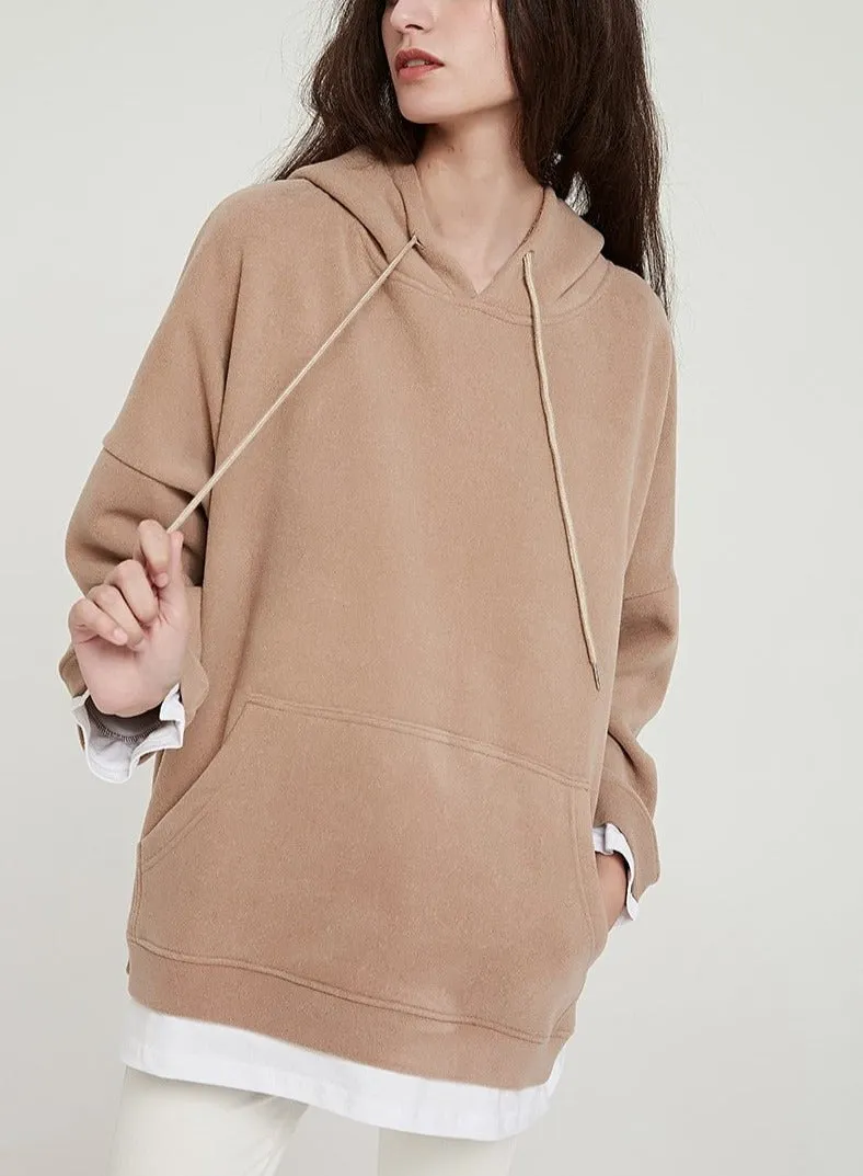 Velvet Long Hoodie