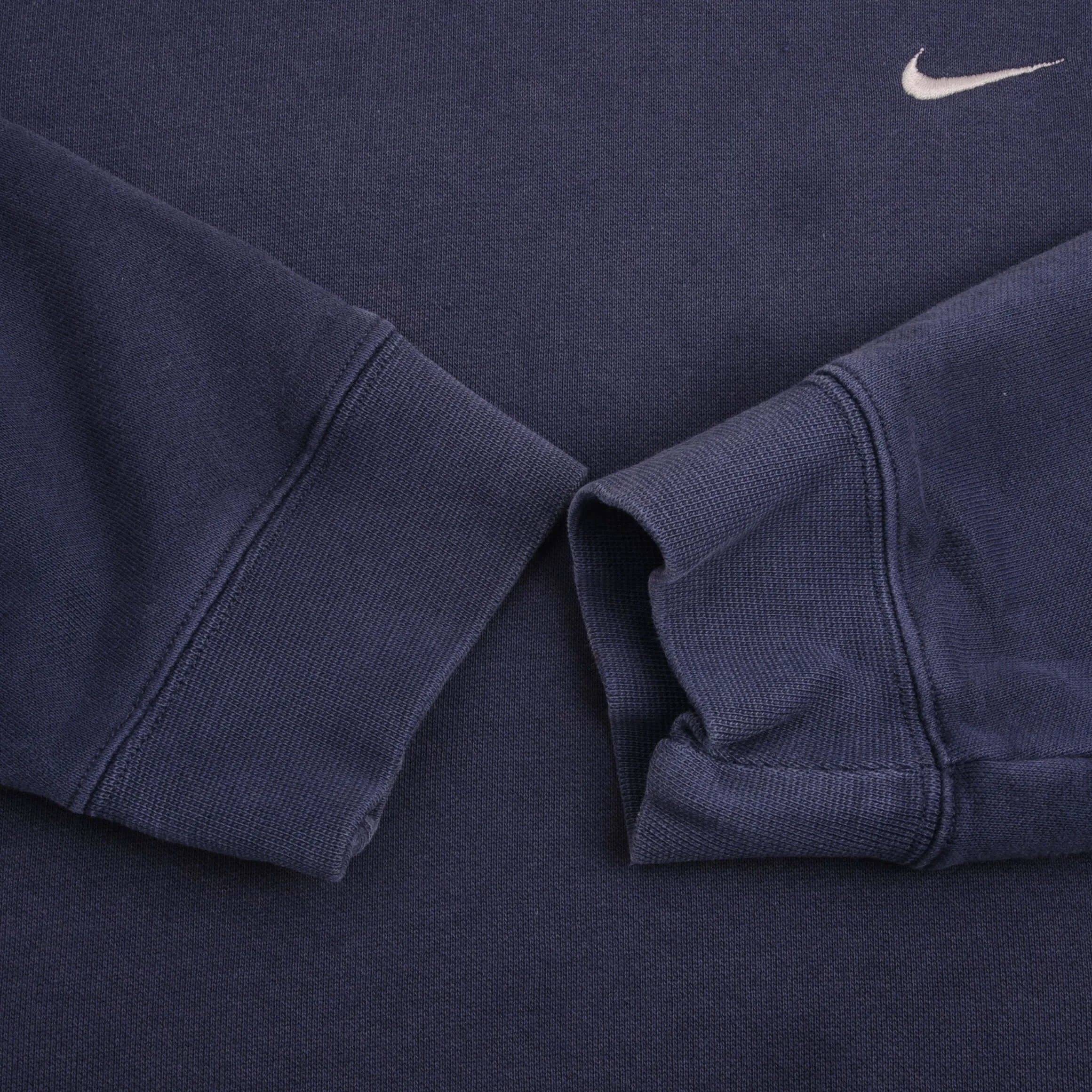 VINTAGE NIKE CLASSIC SWOOSH NAVY BLUE SWEATSHIRT 2000S SIZE MEDIUM