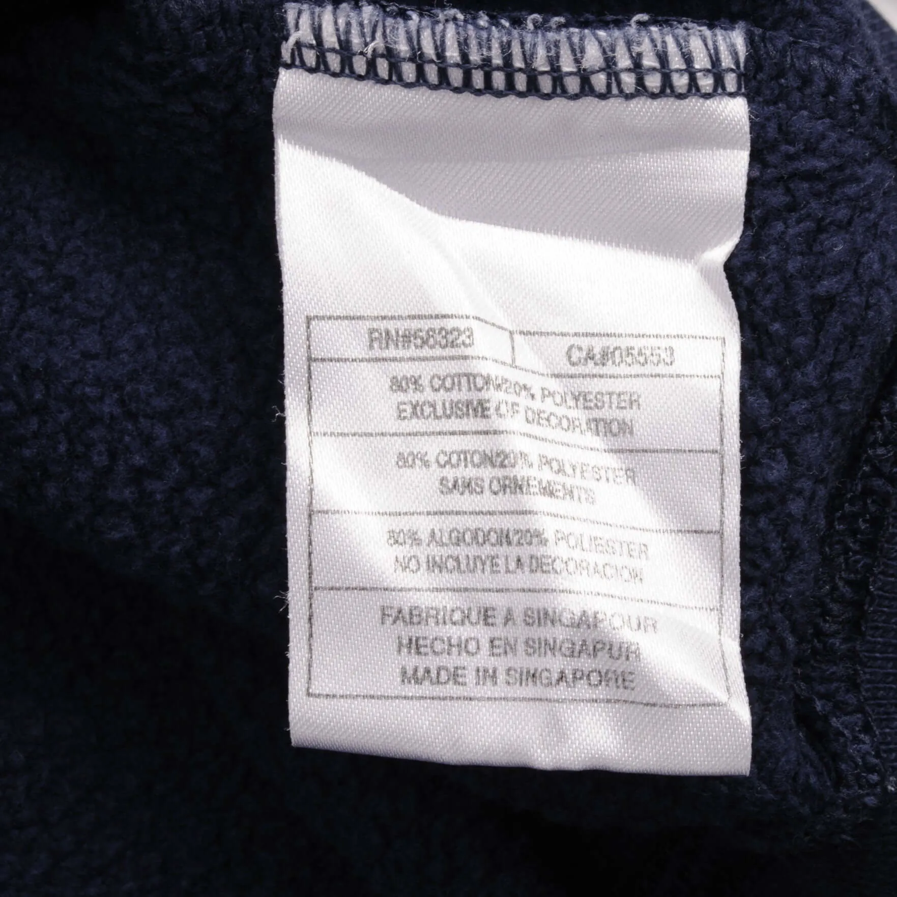 VINTAGE NIKE CLASSIC SWOOSH NAVY BLUE SWEATSHIRT 2000S SIZE MEDIUM