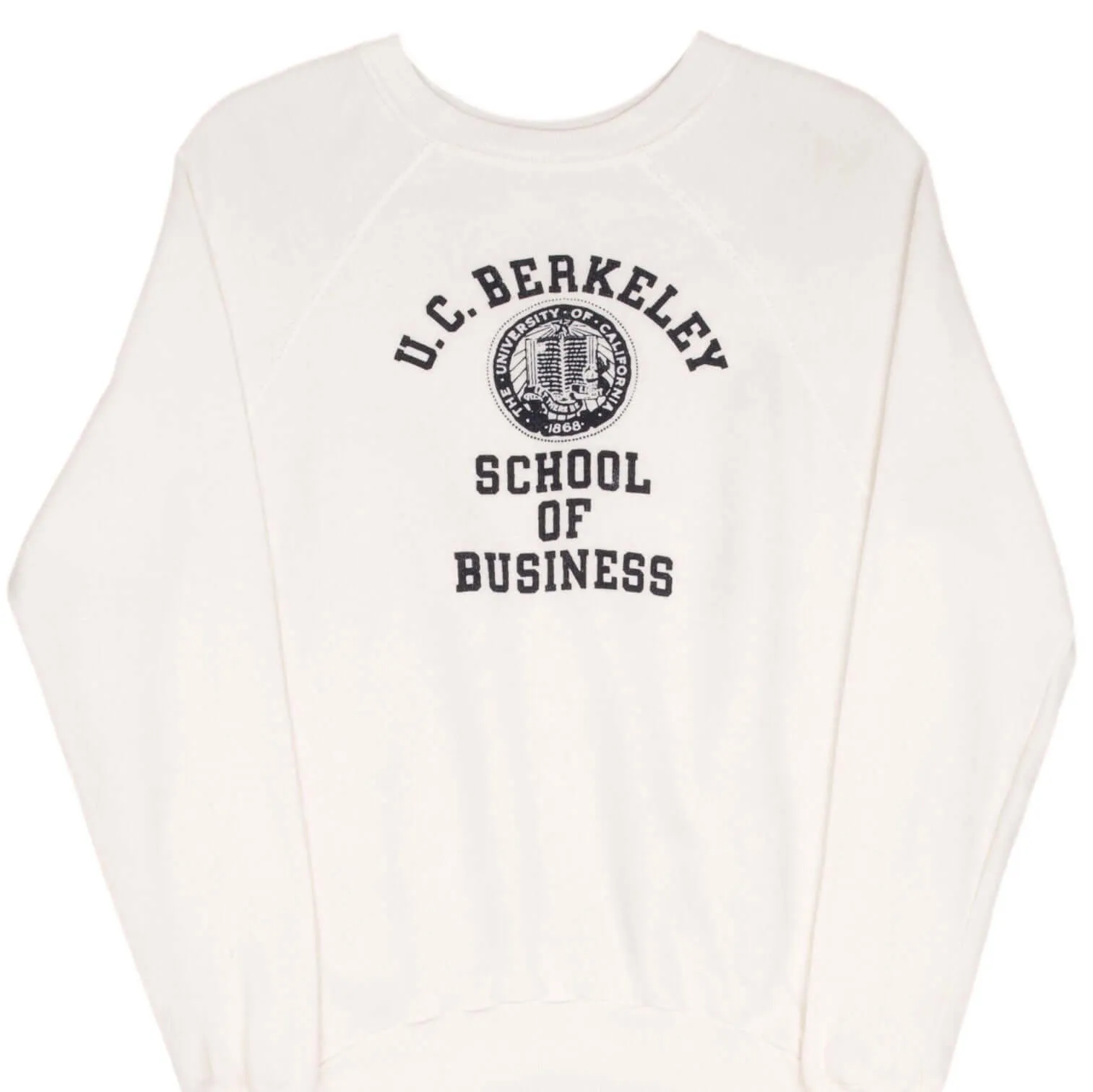 VINTAGE UC BERKELEY SCHOOL OF BUSINESS SWEATSHIRT 1980S SIZE LARGE MADE IN USA