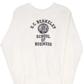 VINTAGE UC BERKELEY SCHOOL OF BUSINESS SWEATSHIRT 1980S SIZE LARGE MADE IN USA
