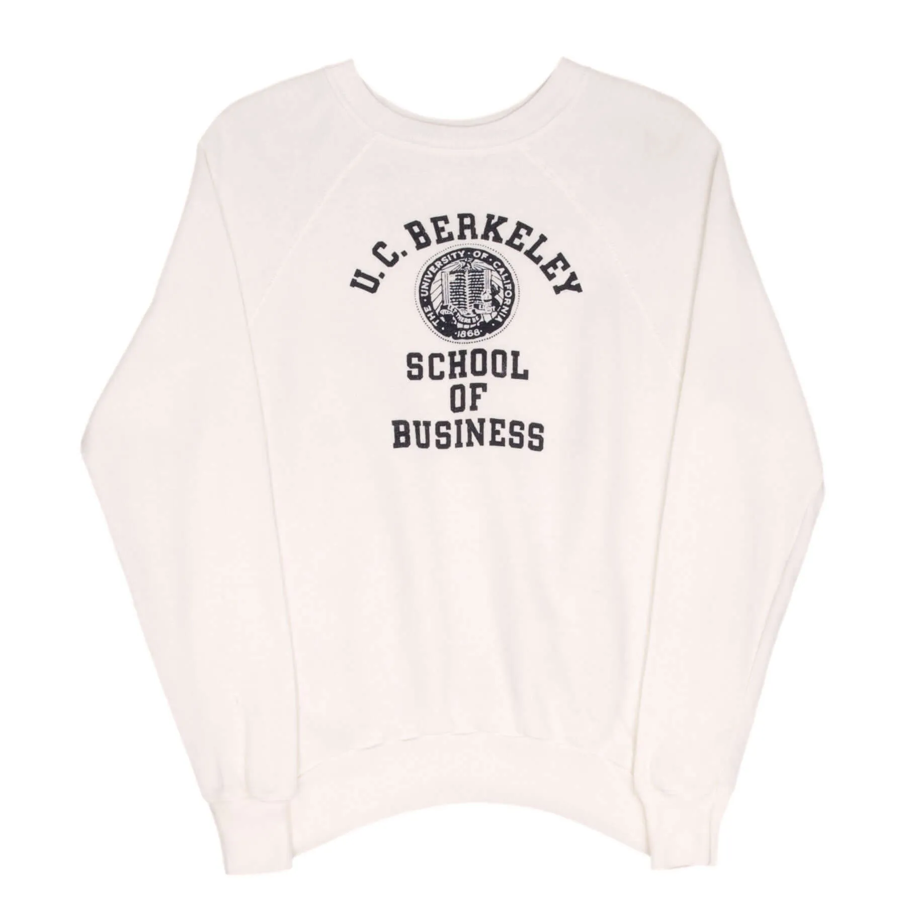 VINTAGE UC BERKELEY SCHOOL OF BUSINESS SWEATSHIRT 1980S SIZE LARGE MADE IN USA