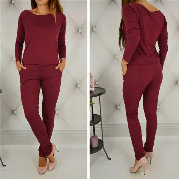 Women Long Sleeves Jumpsuit