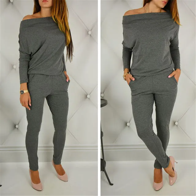 Women Long Sleeves Jumpsuit