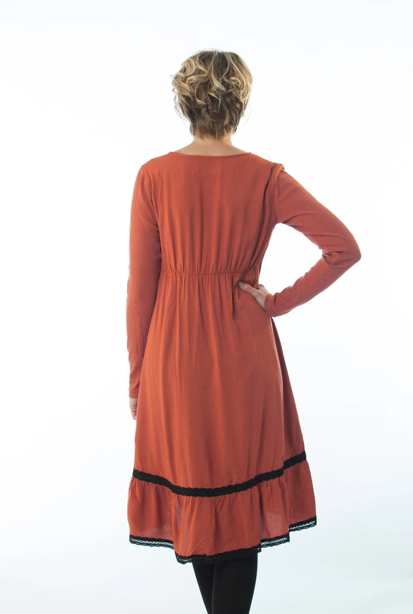 Women Orange Dress - Carlotta Dress