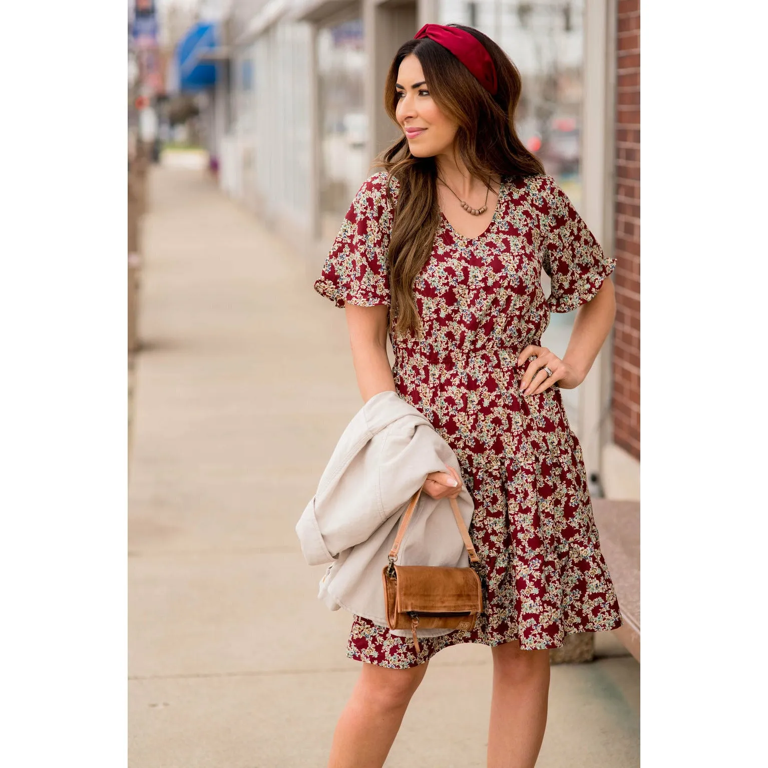 Youthful Floral Dress