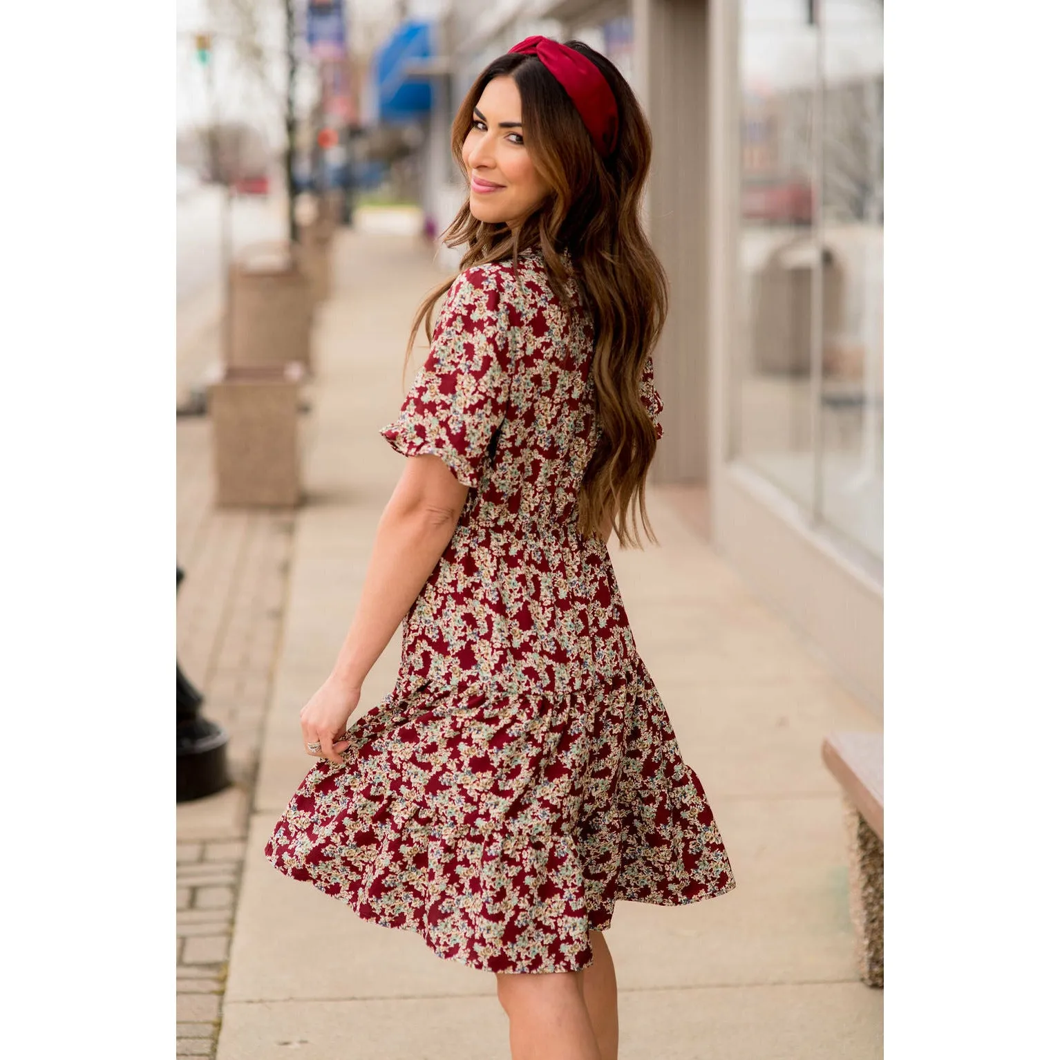 Youthful Floral Dress