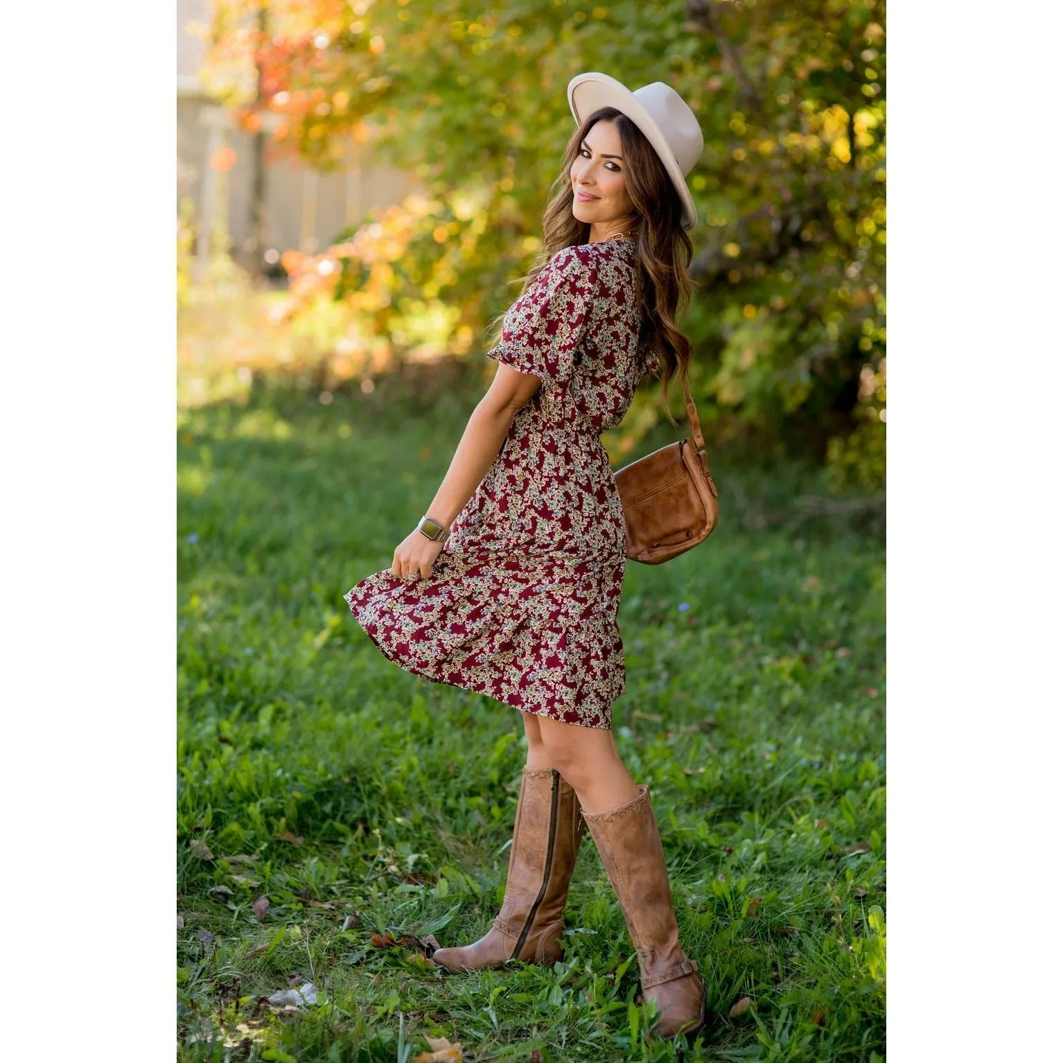 Youthful Floral Dress