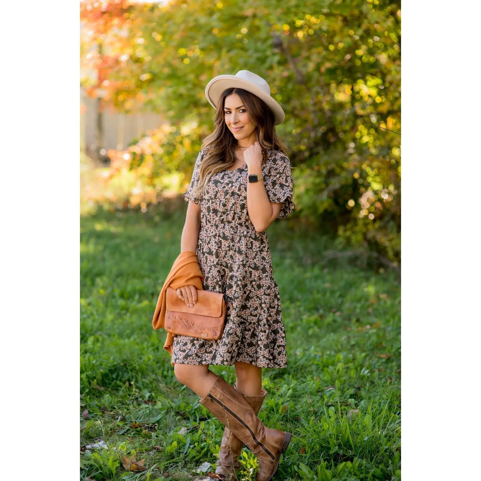 Youthful Floral Dress