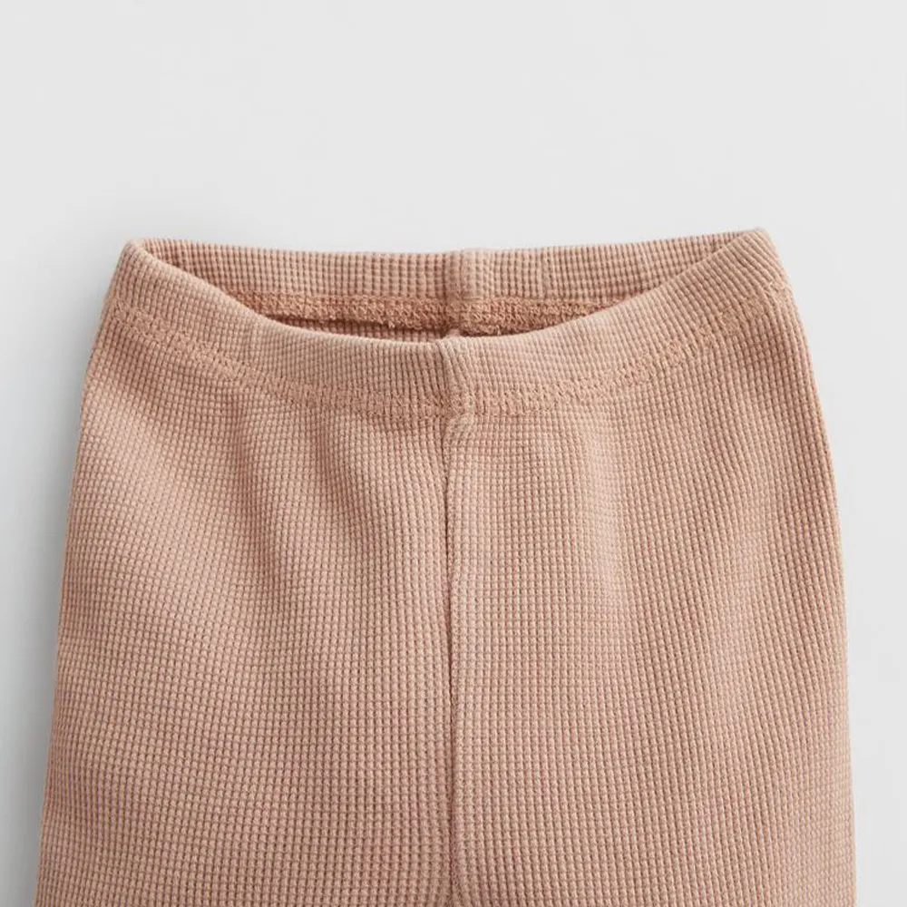 ZR Crew Neck Pastal Tea Pink Thermal 2 Piece Set 10412