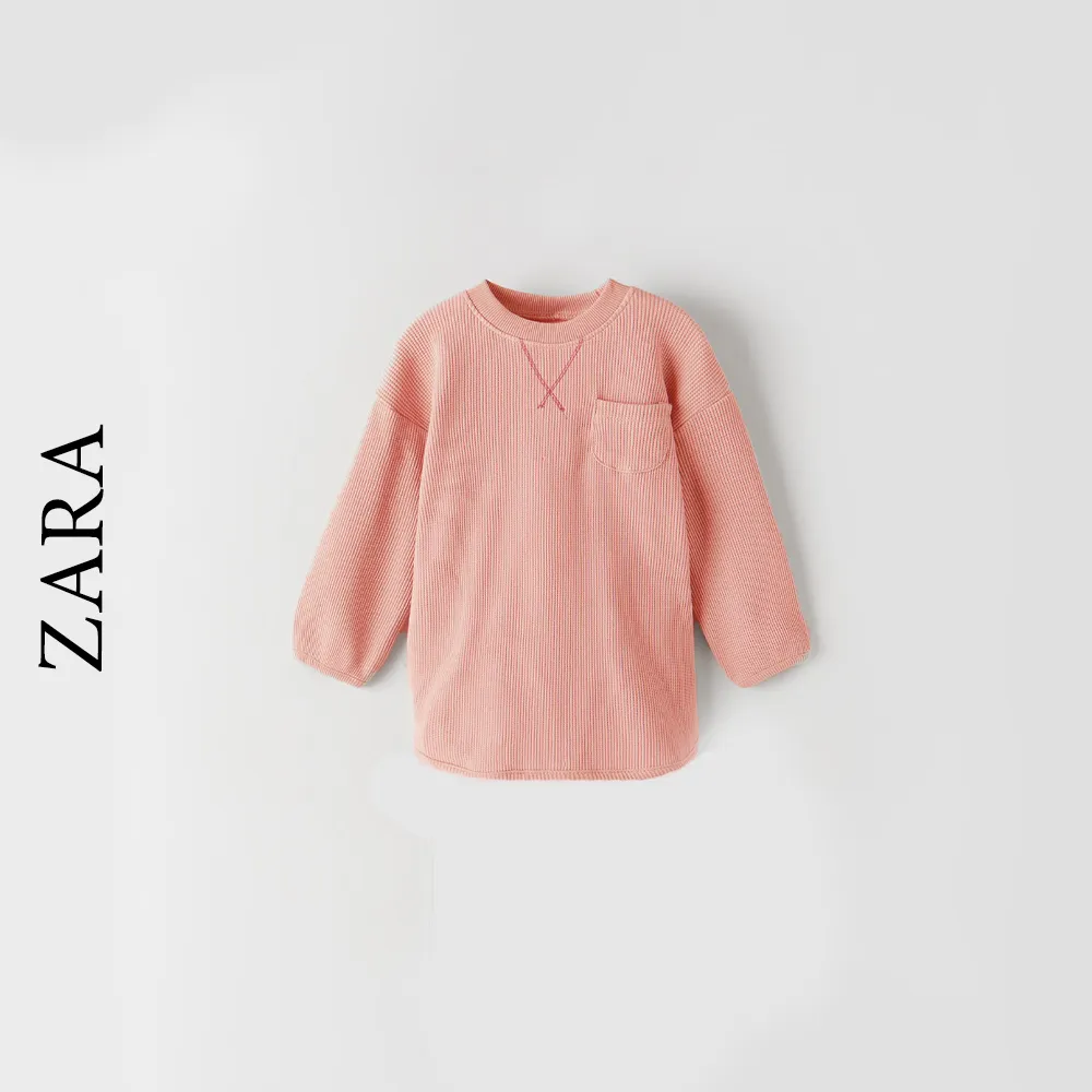 ZR Tea Pink  Long Style Thermal Sweatshirt  10482